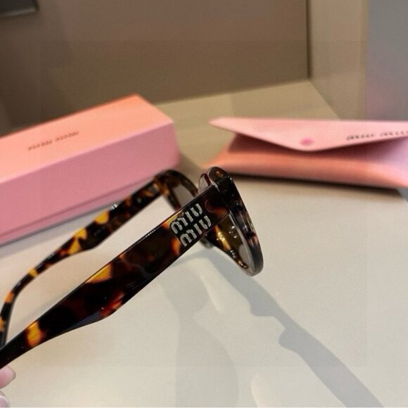 Miu Miu Brown Tortoise Sunglasses main image 7
